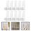 60 Pcs Clear Acrylic Wall Hook Modern Towel And Key Hanger For Kitchen 7