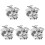 100 Sets Sublimation Blank Pins Diy Button Badge Craft Making 2
