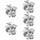 100 Sets Sublimation Blank Pins Diy Button Badge Craft Making 10