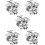 100 Sets Sublimation Blank Pins Diy Button Badge Craft Making 8