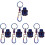 5Pcs Motorcycle Key Cover With Keyring 7