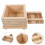 2Pcs Tofu Maker Pressing Mold Diy Soybean Curd Wooden Tool 11