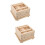 2Pcs Tofu Maker Pressing Mold Diy Soybean Curd Wooden Tool 9