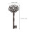 4 Pcs Large Vintage Cast Iron Wall Decoration Ornament 9