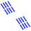 16 Pcs Portable Blue Hollow Lens Inserter Remover Suction Cup Tool 6