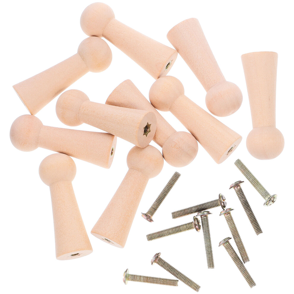 20 Pcs Natural Bathroom Storage Hooks Round Head Clothes Hanging-image-OPC-PKXFPW7-NEW