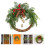 Artificial Berries Wreath Xmas Hanging Bell Pendant 3