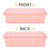 2Pièces Boîte Rangement Rose Couvercle 10