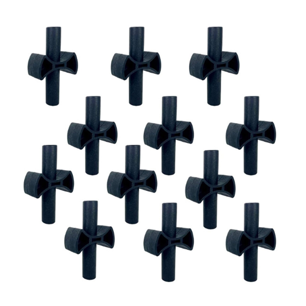 Trampoline Spacers 12Pcs Cross-Shaped Enclosure Gap Pads For Trampoline Enclosures Compatible With Standard Poles 9016109221131