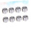 Camera Mounting Adapter Screw 20Pcs Conversion Nut for Tripod Monopod QR Plate Durable Silver 5