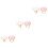 6 Pcs Resin Nail Art Ring Palettes Shell Marble Mixing Plates 5