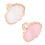 6 Pcs Resin Nail Art Ring Palettes Shell Marble Mixing Plates 10