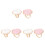 6 Pcs Resin Nail Art Ring Palettes Shell Marble Mixing Plates 2