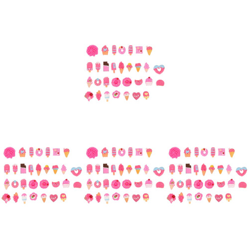 120 Pcs Miniature Food Model Decor For Diy Phone Case 1