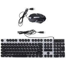 1 Set Ergonomic Waterproof Gaming Keyboard And Mouse