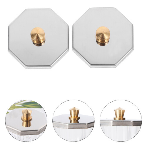 6Pcs Manicure Cup Lids For Nail Dappen Dish Use 2