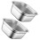 2Pcs Stainless Steel Vegetable Basin for Kitchen Use 1
