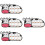 4Pcs Nipple Measuring Tool Flange Sizing Card 9