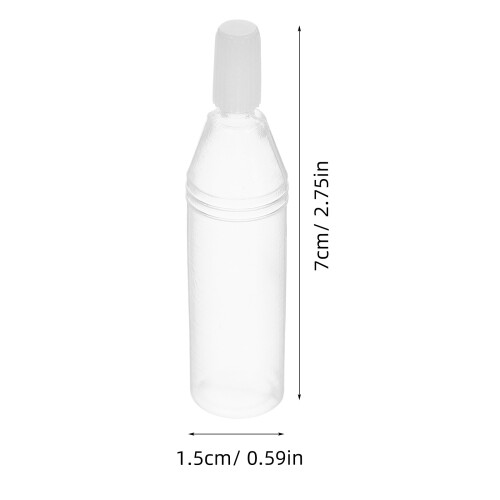 100Pcs 10Ml Plastic Dropper Bottles With White Caps For Essential Oils 2