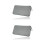 2Pcs Portable Plastic Disc Storage Wallet For Cd Dvd Vcd Grey 5