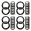80 Pcs Wax Warmer Collar Mats For Heater Protective Ring Replacement 5