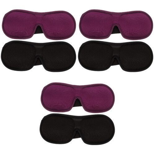6Pièces Cache-Yeux 3D Confortable Couleurs Assorties 2