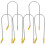 48 Pcs Stainless Steel Hot Curler Clips Replacement Rollers Pins 3