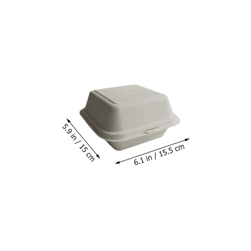 25Pcs Biodegradable Burger Packing Food Storage Holders 1