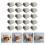 25Pcs Biodegradable Burger Packing Food Storage Holders 7