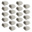 25Pcs Biodegradable Burger Packing Food Storage Holders 8