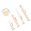 One Set Hand Stick Wooden Crochet Needle Weaving Comb Shuttle 2