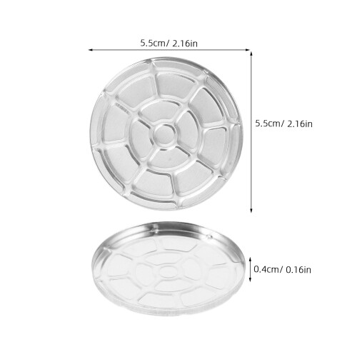5Pcs Round Aluminum Pans For Eyeshadow Refillable Diy Makeup Storage 1