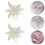 One Pair Crystal Shoe Buckles With Pearl Elegant Clip 4