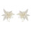 One Pair Crystal Shoe Buckles With Pearl Elegant Clip 1
