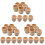 30 Pcs Blank Egg Pedestal Hand Painted Wood Cup Diy Holder 4