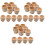 30 Pcs Blank Egg Pedestal Hand Painted Wood Cup Diy Holder 5