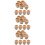 30 Pcs Blank Egg Pedestal Hand Painted Wood Cup Diy Holder 10
