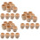 30 Pcs Blank Egg Pedestal Hand Painted Wood Cup Diy Holder 9