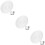 3Pcs Acrylic Turntable Mat Vinyl Record Protective Anti-Static Pad 10
