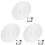 3Pcs Acrylic Turntable Mat Vinyl Record Protective Anti-Static Pad 3