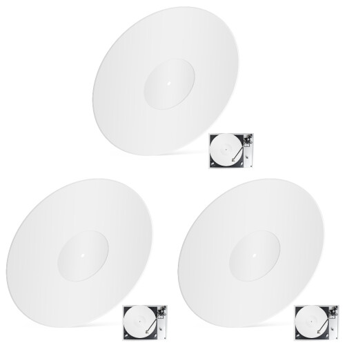 3Pcs Acrylic Turntable Mat Vinyl Record Protective Anti-Static Pad 2