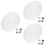 3Pcs Acrylic Turntable Mat Vinyl Record Protective Anti-Static Pad 7