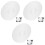 3Pcs Acrylic Turntable Mat Vinyl Record Protective Anti-Static Pad 4