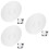 3Pcs Acrylic Turntable Mat Vinyl Record Protective Anti-Static Pad 8