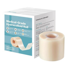 Hydrocolloid Patches Cut-To-Size Extra Large Patch Bandages With Self-Adhesive Waterproof Ultra Absorbent Home