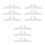 9 Pcs Folding Screen Support Base Bracket For Room Divider Panels 5