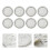 100 Pcs Ring-Pull Aluminum Can Lids For Soda Water Wide Mouth 11