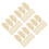60 Pcs Plastic Detector Covers For Home Decorative Guard 8