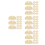 60 Pcs Plastic Detector Covers For Home Decorative Guard 4