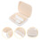 2 Sets Plastic Denture Case With Cleaning Tools For Travel 11